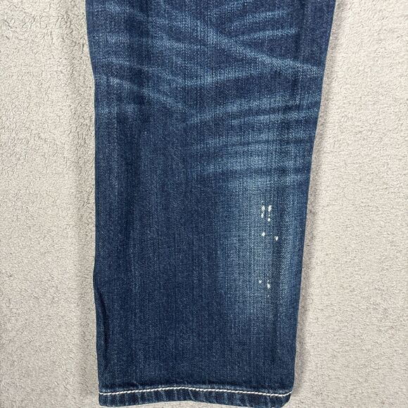 Rock Revival Emilie Boyfriend Jeans Women’s Size 27 Embellished Whiskers Fade - Picture 14 of 14